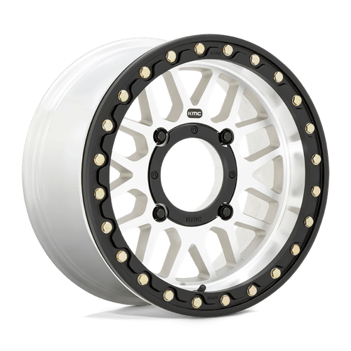 KMC KS235 GRENADE UTV BEADLOCK Machined 15x7 +10 4x137mm 112.1mm - Wheelwiz