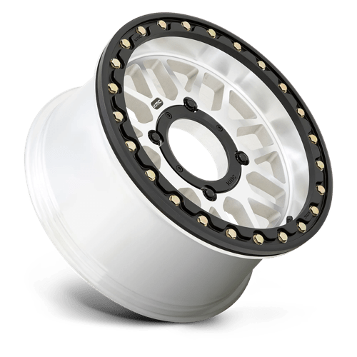 KMC KS235 GRENADE BEADLOCK Machined 15x7 +10 4x137mm 112.1mm - Wheelwiz