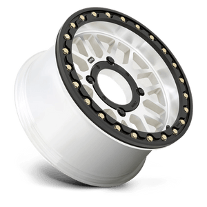 KMC KS235 GRENADE UTV BEADLOCK Machined 15x7 +10 4x156mm 115.1mm - Wheelwiz