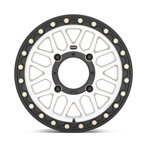 KMC KS235 GRENADE UTV BEADLOCK Machined 15x7 +10 4x137mm 112.1mm - Wheelwiz
