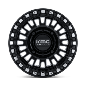 KMC KS242 AZTEC UTV BEADLOCK Gloss Black Milled 15x10 0 4x137mm 96mm - Wheelwiz