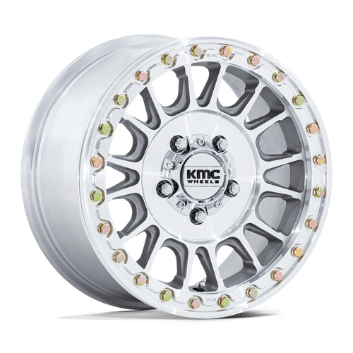 KMC KS239 IMPACT UTV BEADLOCK Machined 15x7 +38 4x156mm 115.1mm - Wheelwiz