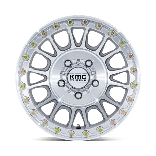 KMC KS239 IMPACT UTV BEADLOCK Machined 15x7 +10 5x114.3mm 72.6mm - Wheelwiz