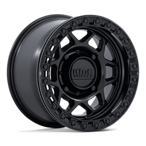 KMC KS241 TORX UTV BEADLOCK Matte Black W/ Gloss Black Rg 15x8 0 6x139.7mm 100.3mm - Wheelwiz