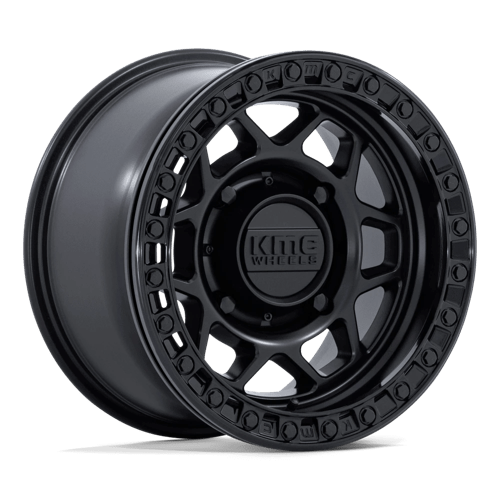 KMC KS241 TORX UTV BEADLOCK Matte Black W/ Gloss Black Rg 15x7 +38 4x156mm 115.1mm - Wheelwiz