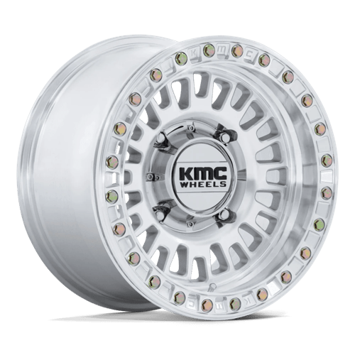 KMC KS242 AZTEC UTV BEADLOCK Machined 15x8 0 4x137mm 96mm - Wheelwiz