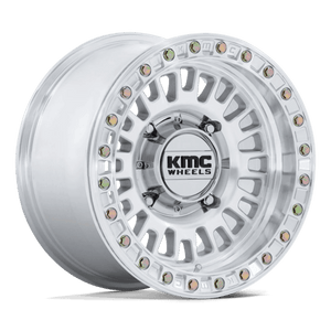KMC KS242 AZTEC UTV BEADLOCK Machined 15x8 0 4x137mm 96mm - Wheelwiz