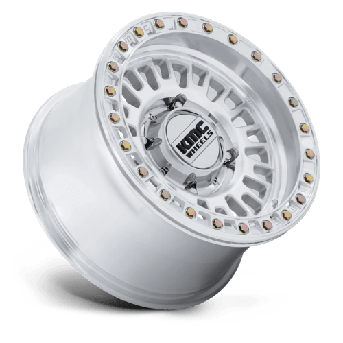 KMC KS242 AZTEC UTV BEADLOCK Machined 15x8 0 5x114.3mm 72.6mm - Wheelwiz
