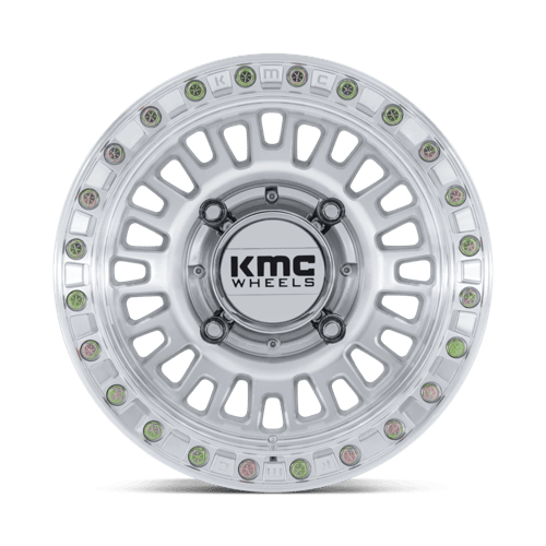 KMC KS242 AZTEC UTV BEADLOCK Machined 15x10 0 5x114.3mm 72.6mm - Wheelwiz