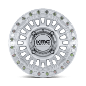 KMC KS242 AZTEC UTV BEADLOCK Machined 15x10 0 5x114.3mm 72.6mm - Wheelwiz
