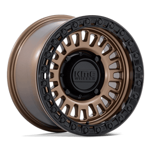KMC KS242 AZTEC UTV BEADLOCK Matte Bronze W/ Matte Black Rg 15x7 +38 4x156mm 115.1mm - Wheelwiz