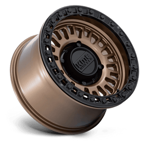 KMC KS242 AZTEC UTV BEADLOCK Matte Bronze W/ Matte Black Rg 15x7 +38 4x156mm 115.1mm - Wheelwiz