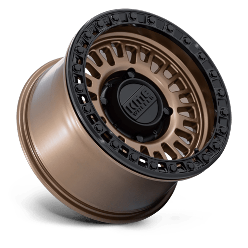 KMC KS242 AZTEC UTV BEADLOCK Matte Bronze W/ Matte Black Rg 15x8 0 5x114.3mm 72.6mm - Wheelwiz