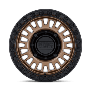 KMC KS242 AZTEC UTV BEADLOCK Matte Bronze W/ Matte Black Rg 15x7 +38 6x139.7mm 100.3mm - Wheelwiz