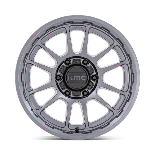 KMC KM727 WRATH Matte Anthracite 17x8.5 -10 6x139.7mm 106.1mm - Wheelwiz