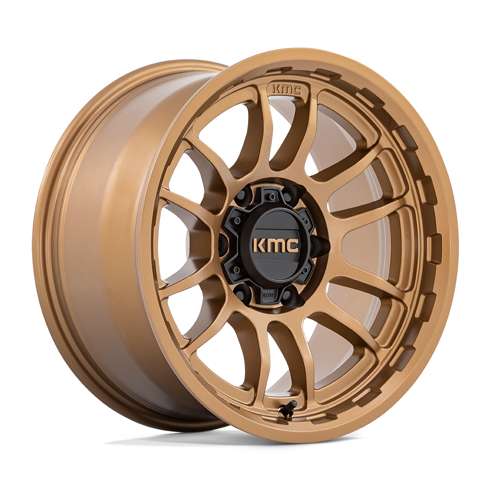 KMC KM727 WRATH Matte Bronze 17x8.5 0 6x139.7mm 106.1mm - WheelWiz
