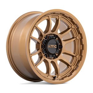 KMC KM727 WRATH Matte Bronze 17x8.5 0 6x139.7mm 106.1mm - WheelWiz