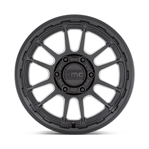 KMC KM727 WRATH Satin Black 17x8.5 -10 5x127mm 71.5mm - Wheelwiz