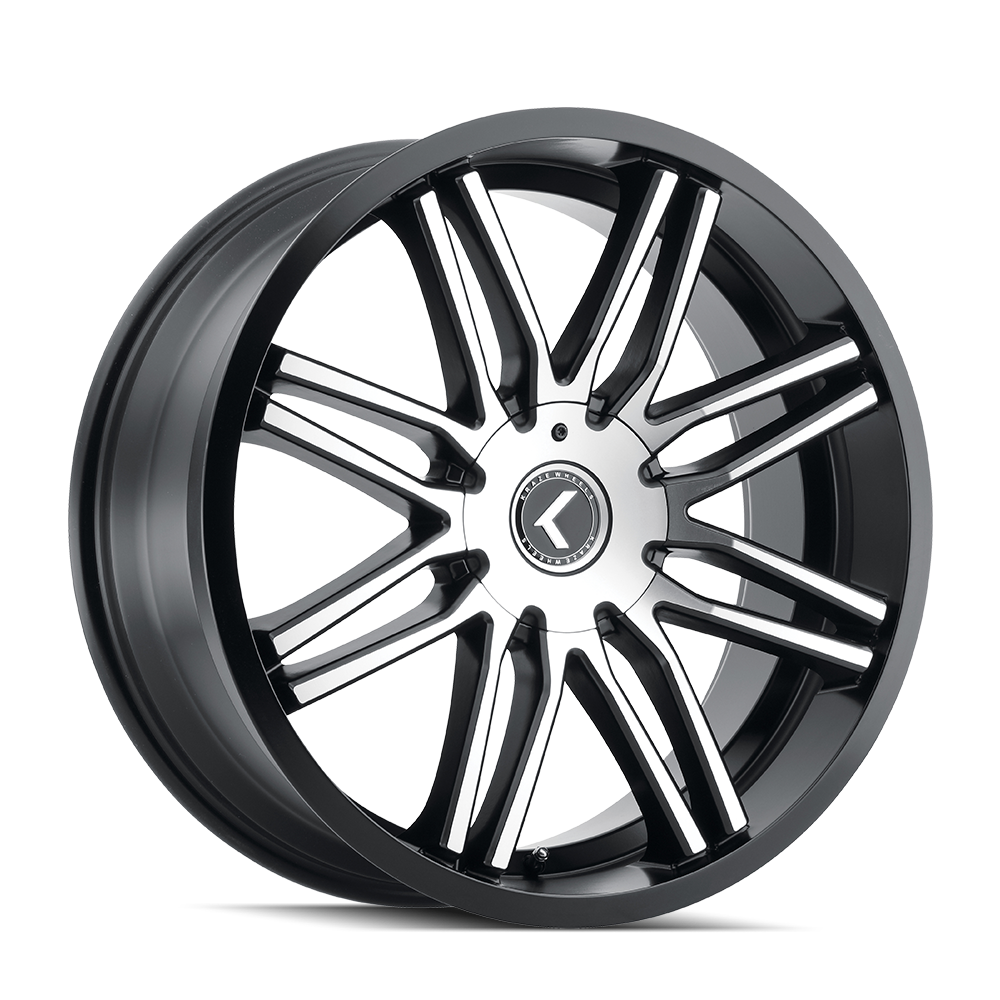 Kraze CRAY Gloss black machined 20x8.5 +35 5x110|5x115mm 73mm - Wheelwiz