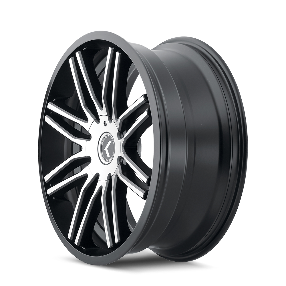 Kraze CRAY Gloss black machined 18x8 +40 5x110|5x115mm 73mm - Wheelwiz