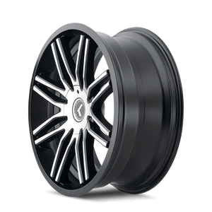 Kraze CRAY Gloss black machined 18x8 +40 5x114.3|5x120mm 73mm