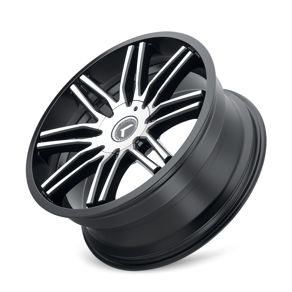 Kraze CRAY Gloss black machined 18x8 +40 5x114.3|5x120mm 73mm - Wheelwiz