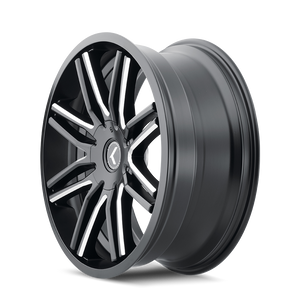 Kraze CRAY Gloss black milled 20x8.5 +35 5x108|5x114.3mm 73mm