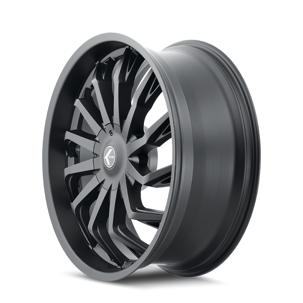 Kraze SCRILLA Satin black 22x9.5 +18 5x115|5x120mm 74.1mm - Wheelwiz