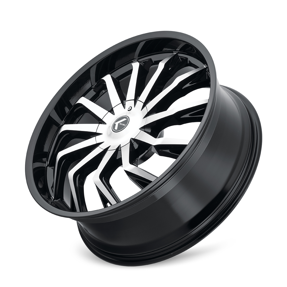 Kraze SCRILLA Gloss black machined 22x9.5 +30 6x135|6x139.7mm 100.3mm - Wheelwiz
