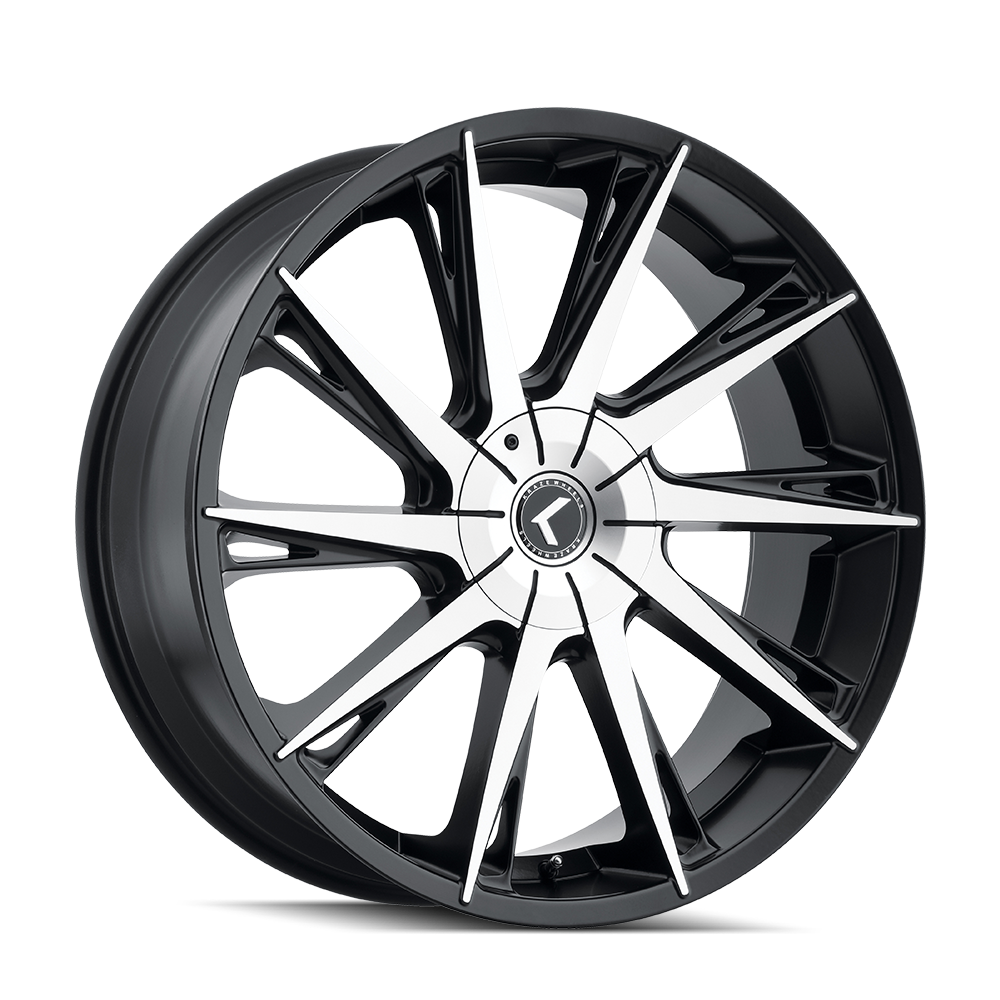 Kraze SWAGG Gloss black machined 26x10 +30 6x135|6x139.7mm 100.3mm - Wheelwiz