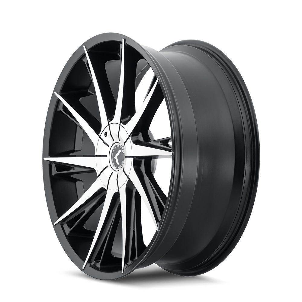 Kraze SWAGG Gloss black machined 26x10 +30 6x135|6x139.7mm 100.3mm - Wheelwiz