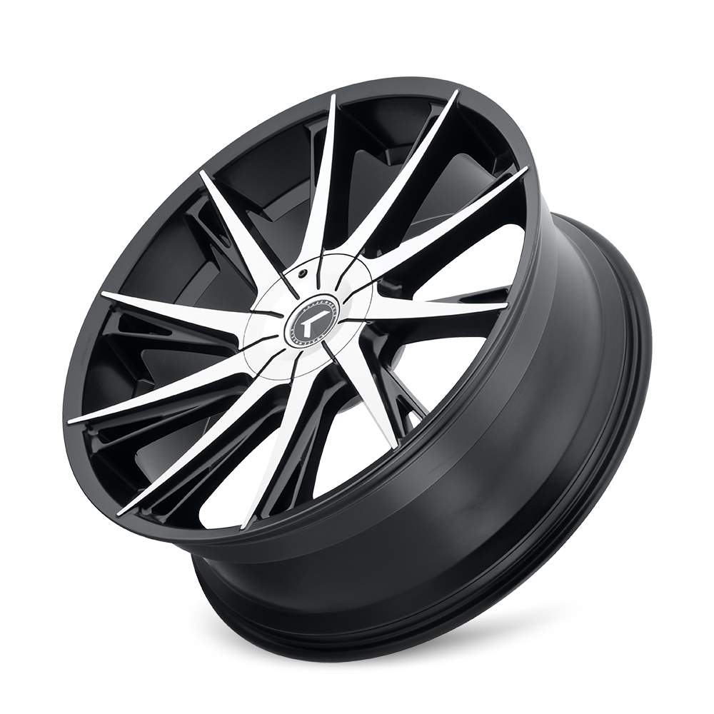 Kraze SWAGG Gloss black machined 26x10 +30 6x135|6x139.7mm 100.3mm - Wheelwiz