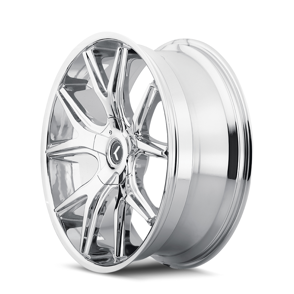 Kraze SPLTZ Chrome 24x9.5 +18 5x115|5x120mm 74.1mm - Wheelwiz