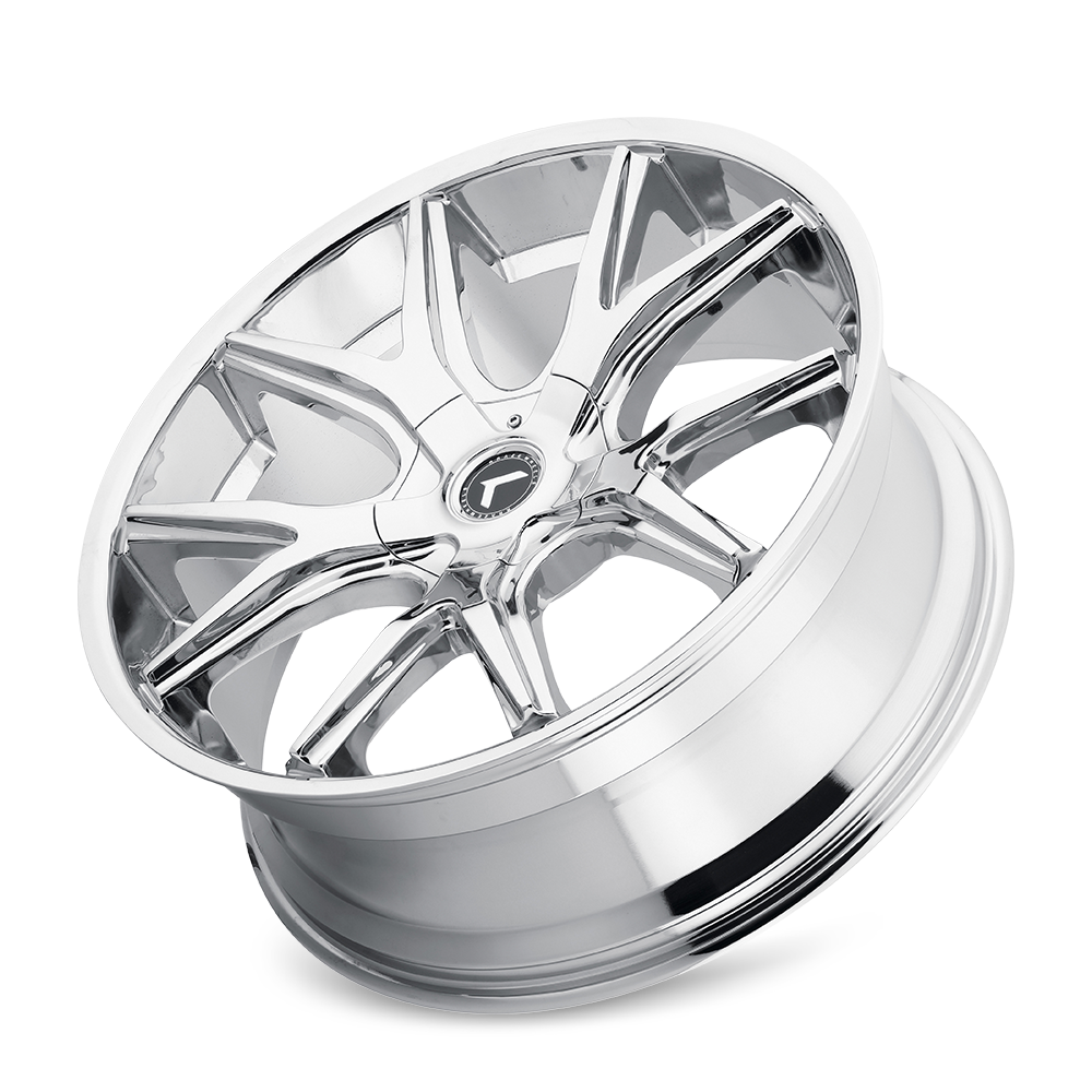 Kraze SPLTZ Chrome 24x9.5 +18 5x127|5x139.7mm 87mm - Wheelwiz
