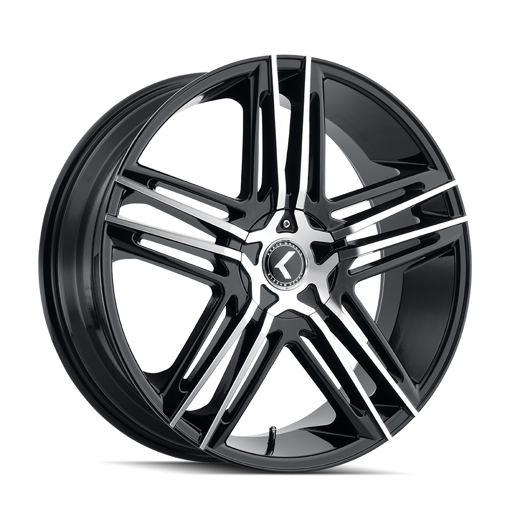 American Truxx HELLA Gloss black machined 20x8.5 +40 5x112|5x114.3mm 73mm - Wheelwiz