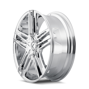 Kraze HELLA Chrome 22x8.5 +40 5x108|5x114.3mm 73mm