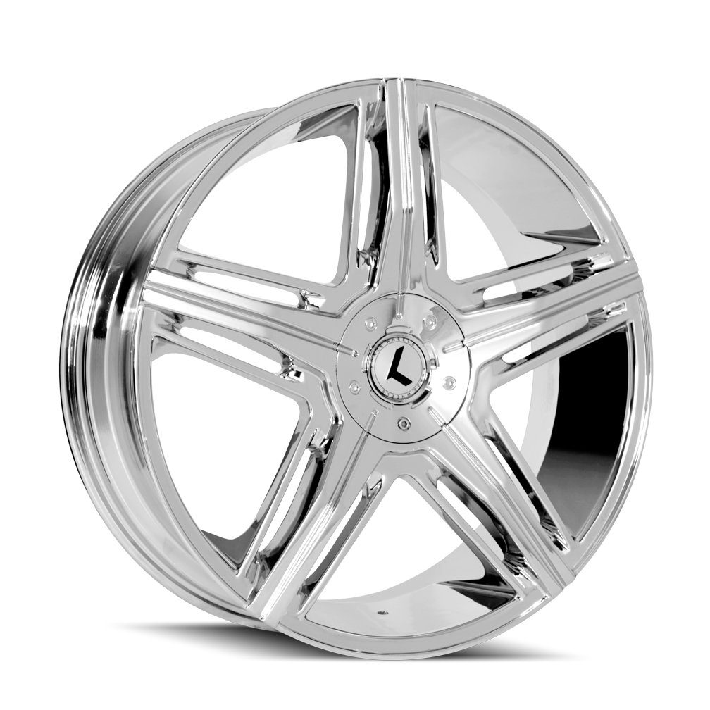Kraze HYPE Chrome 20x8.5 +40 5x108|5x114.3mm 73mm - WheelWiz