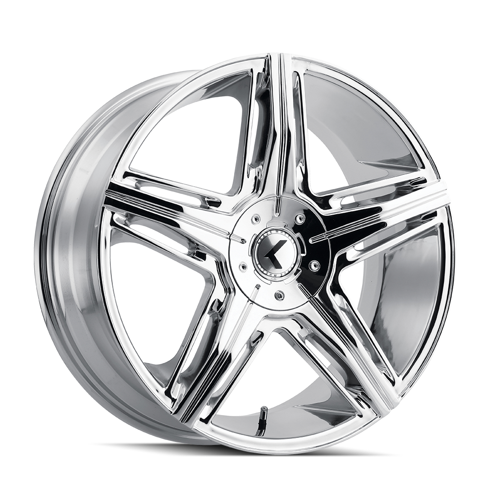 Kraze HYPE Chrome 22x8.5 +40 5x112|5x114.3mm 73mm - Wheelwiz