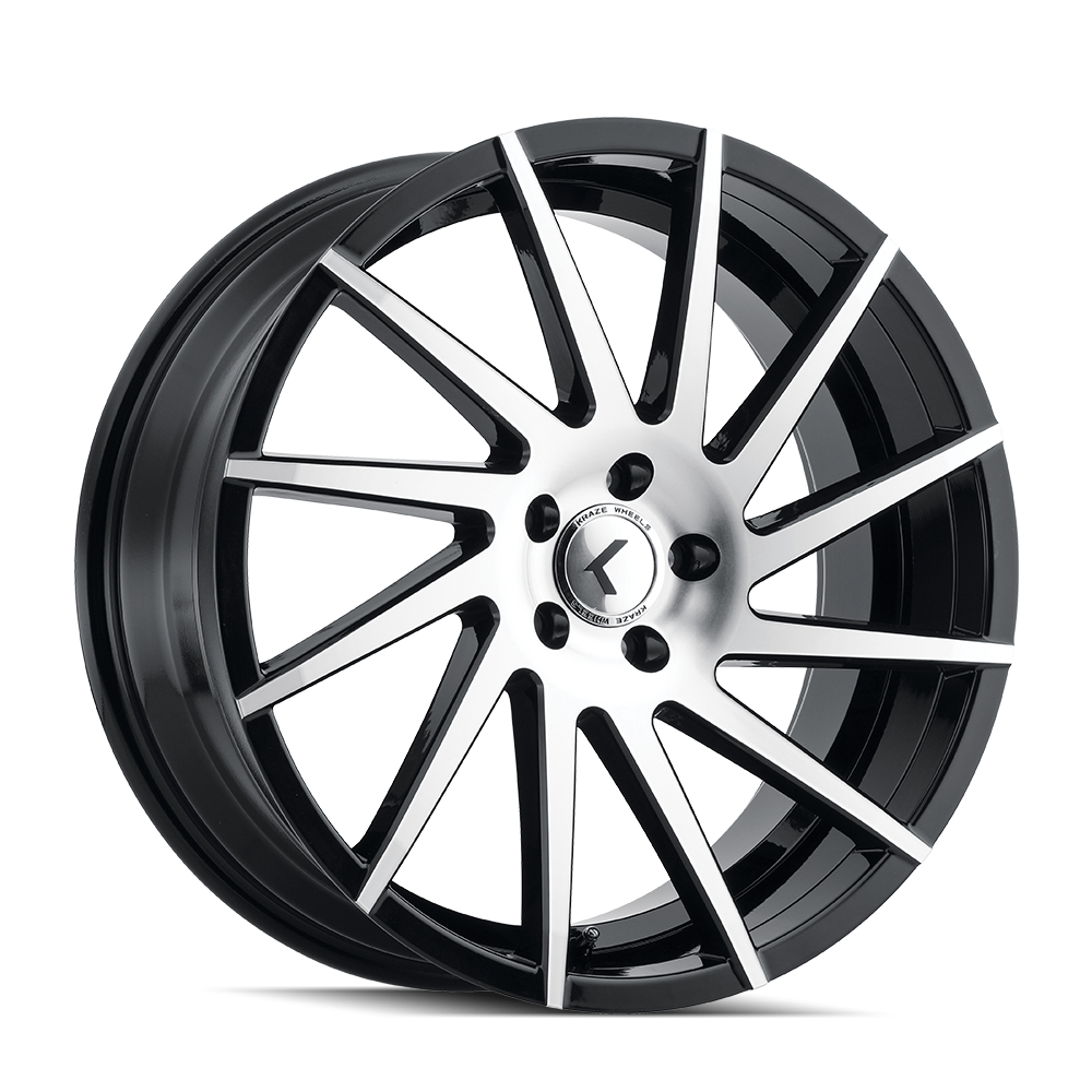Kraze SPINNER Gloss black machined 20x8.5 +40 5x112mm 0mm - Wheelwiz