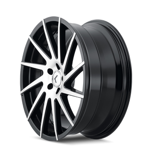 Kraze SPINNER Gloss black machined 18x8 +40 5x120mm 0mm