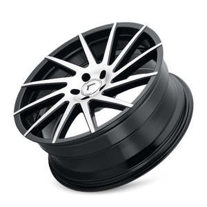 Kraze SPINNER Gloss black machined 18x8 +40 5x114.3mm 0mm