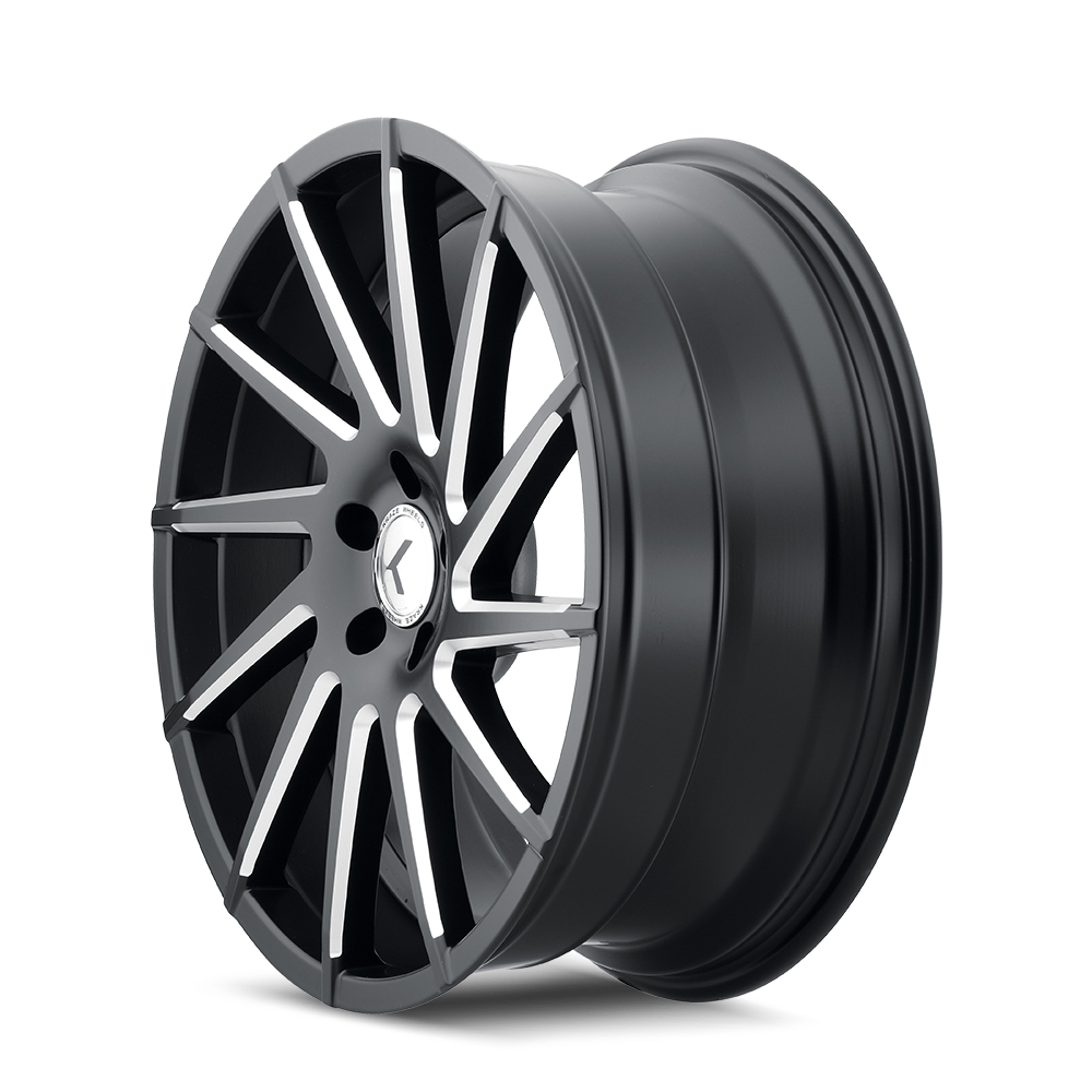 Kraze SPINNER Gloss black milled 20x8.5 +40 5x112mm 0mm - Wheelwiz