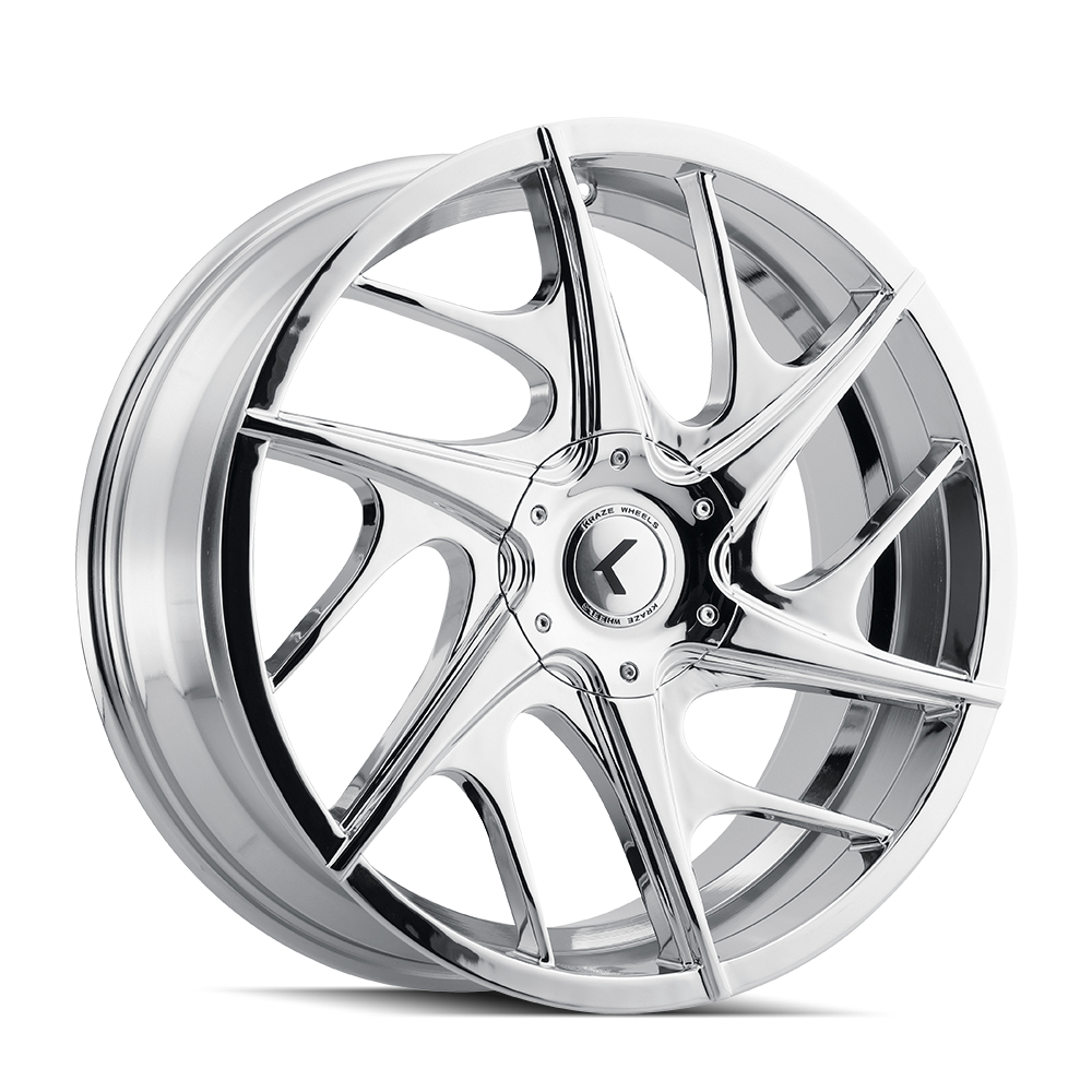 Kraze ROGUE Chrome 18x8 +40 5x108|5x114.3mm 73.1mm - Wheelwiz