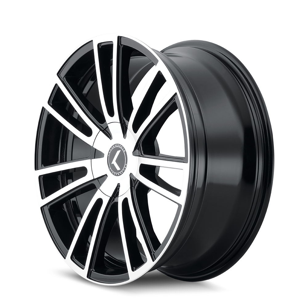 Kraze SPECTRA Gloss black machined 18x8 +40 5x110|5x127mm 72.62mm - Wheelwiz