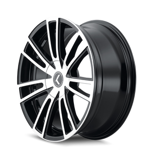 Kraze SPECTRA Gloss black machined 20x8.5 +38 5x110|5x127mm 72.62mm