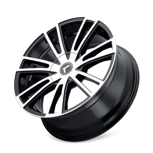 Kraze SPECTRA Gloss black machined 18x8 +40 5x110|5x127mm 72.62mm - Wheelwiz