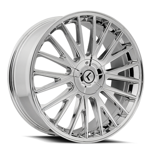Kraze DOUBLE DOWN Chrome 22x8.5 +38 5x112|5x114.3mm 73mm - Wheelwiz