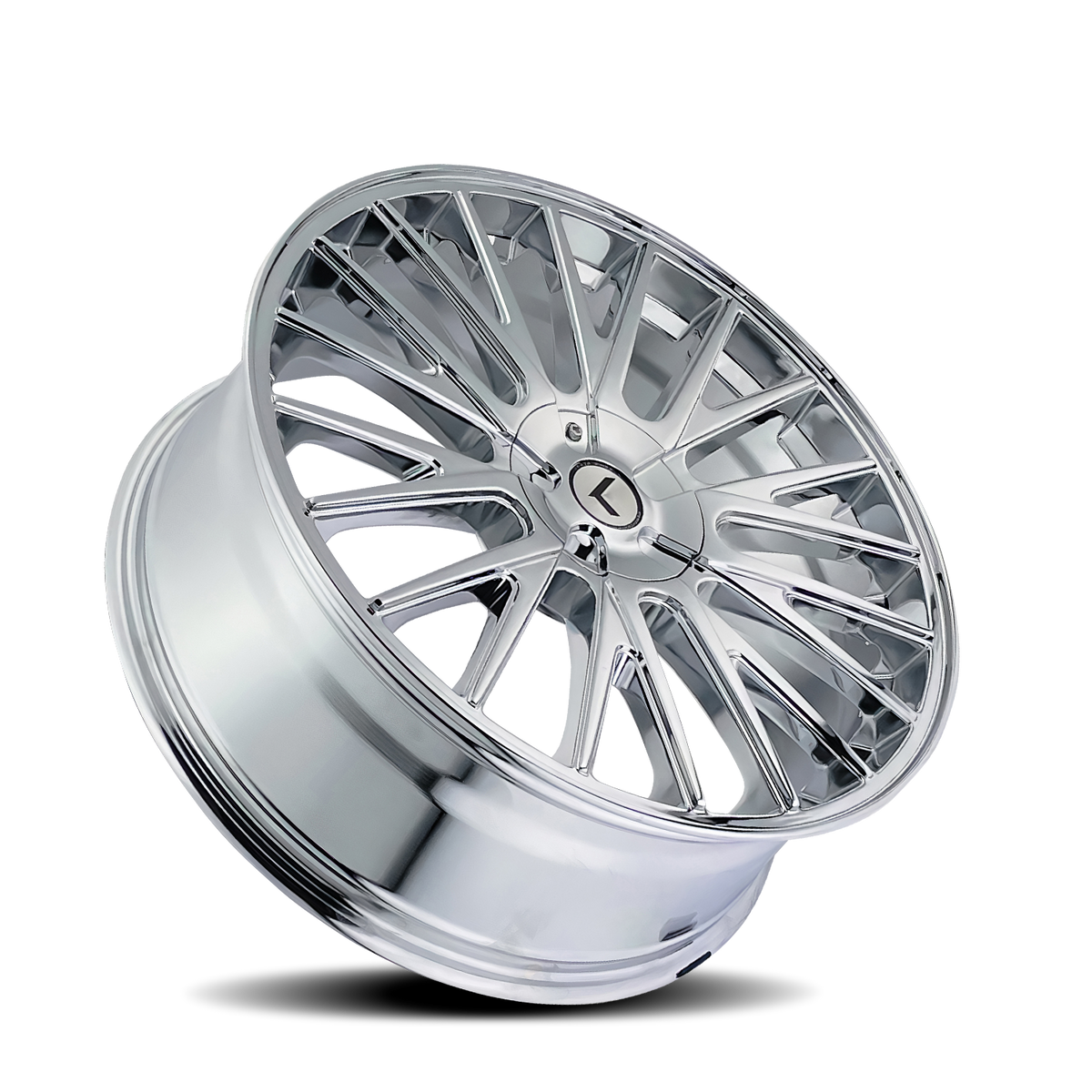 Kraze DOUBLE DOWN Chrome 22x8.5 +38 5x110|5x115mm 73mm - Wheelwiz