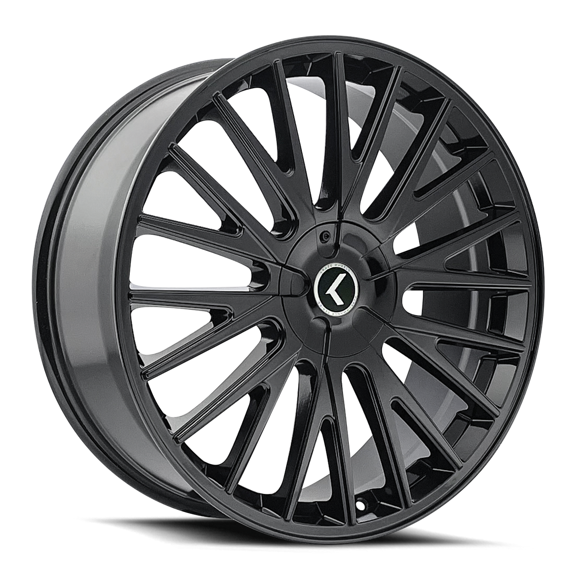 Kraze DOUBLE DOWN Gloss black 22x8.5 +38 5x112|5x114.3mm 73mm - Wheelwiz