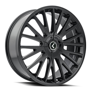 Kraze DOUBLE DOWN Gloss black 22x8.5 +38 5x114.3|5x120mm 73mm - Wheelwiz